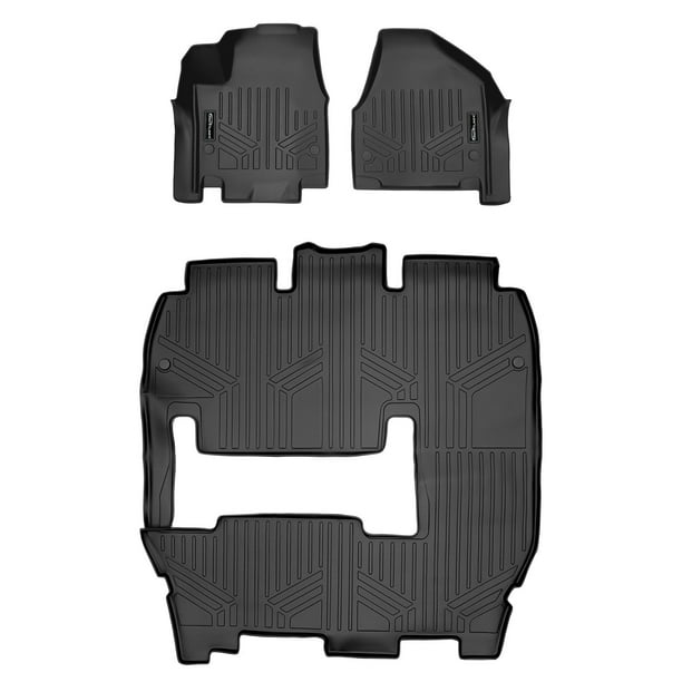 SMARTLINER Floor Mats 1st Row Liner Set Black for 2017-2018 Chrysler Pacifica Fits All Models SMARTLINER Floor Mats 1st Row Liner Set Black for 2017-2018 Chrysler Pacifica Fits All Models